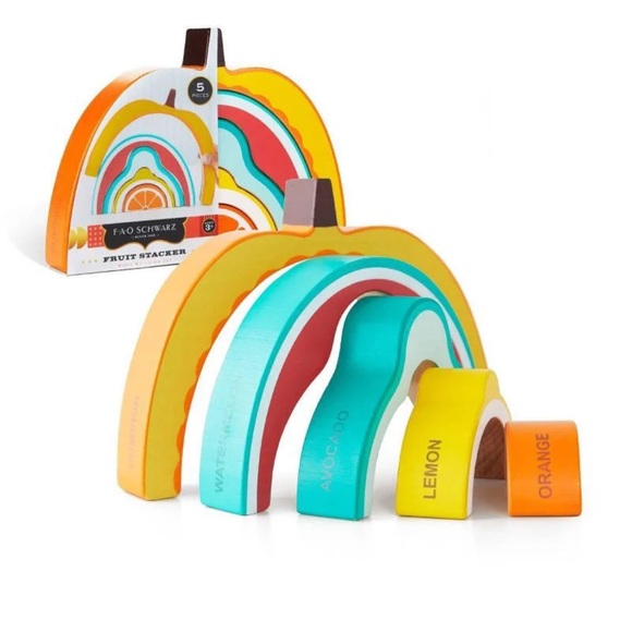F.A.O. Schwarz® Fruit Stacker Wood Building Set - Picture 4 of 4